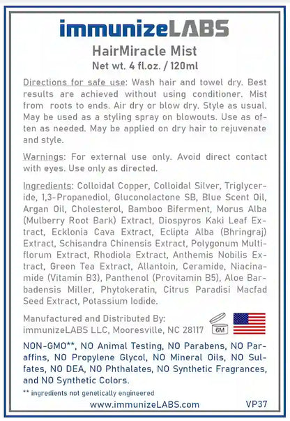 Nutrition Hair Mist - Prevent Hair Loss, Stop Hair Loss