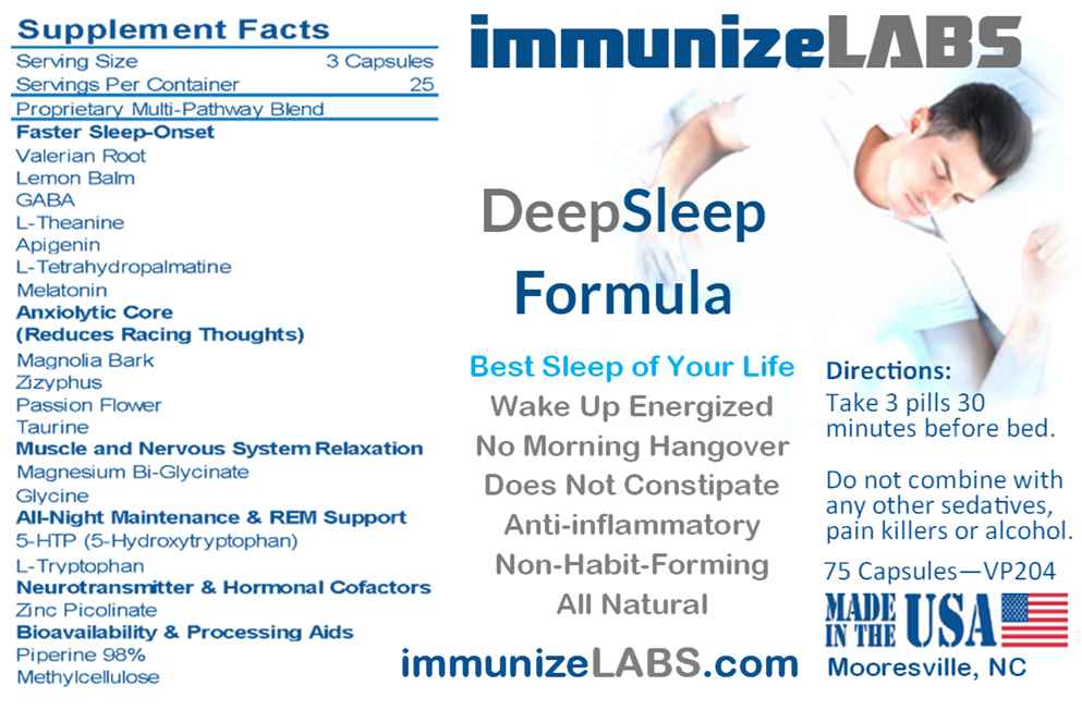 DeepSleep Formula - Natural Sleep Supplement