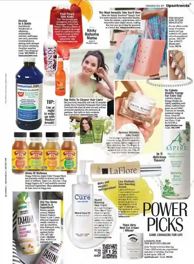 OralMiracle Mouthwash featured in Maire Claire magazine