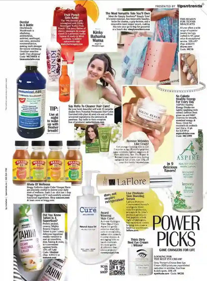 OralMiracle Mouthwash featured in Maire Claire magazine