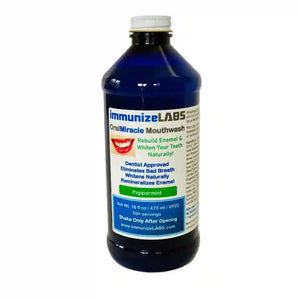 ImmunizeLABS OralMiracle mouthwash Bottle 