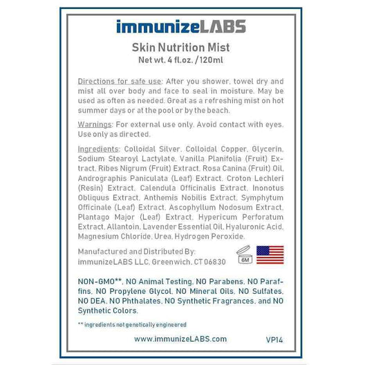 SkinMiracle Skin Barrier Repair Mist product label